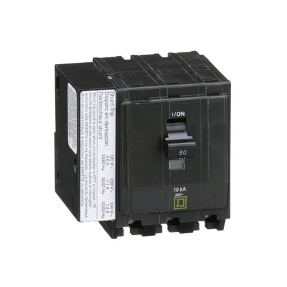 Square D QO3501021 Circuit Breaker | 240V 50A 3P 10kA@240V Plug-In QO Series