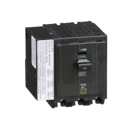 Square D QO3601021 Circuit Breaker | 240V 60A 3P 10kA@240V Plug-In QO Series