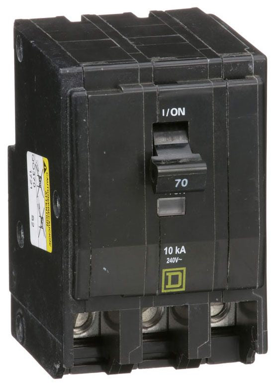 Square D QO370 Circuit Breaker | 240V 70A 3P 10kA@240V QO Series