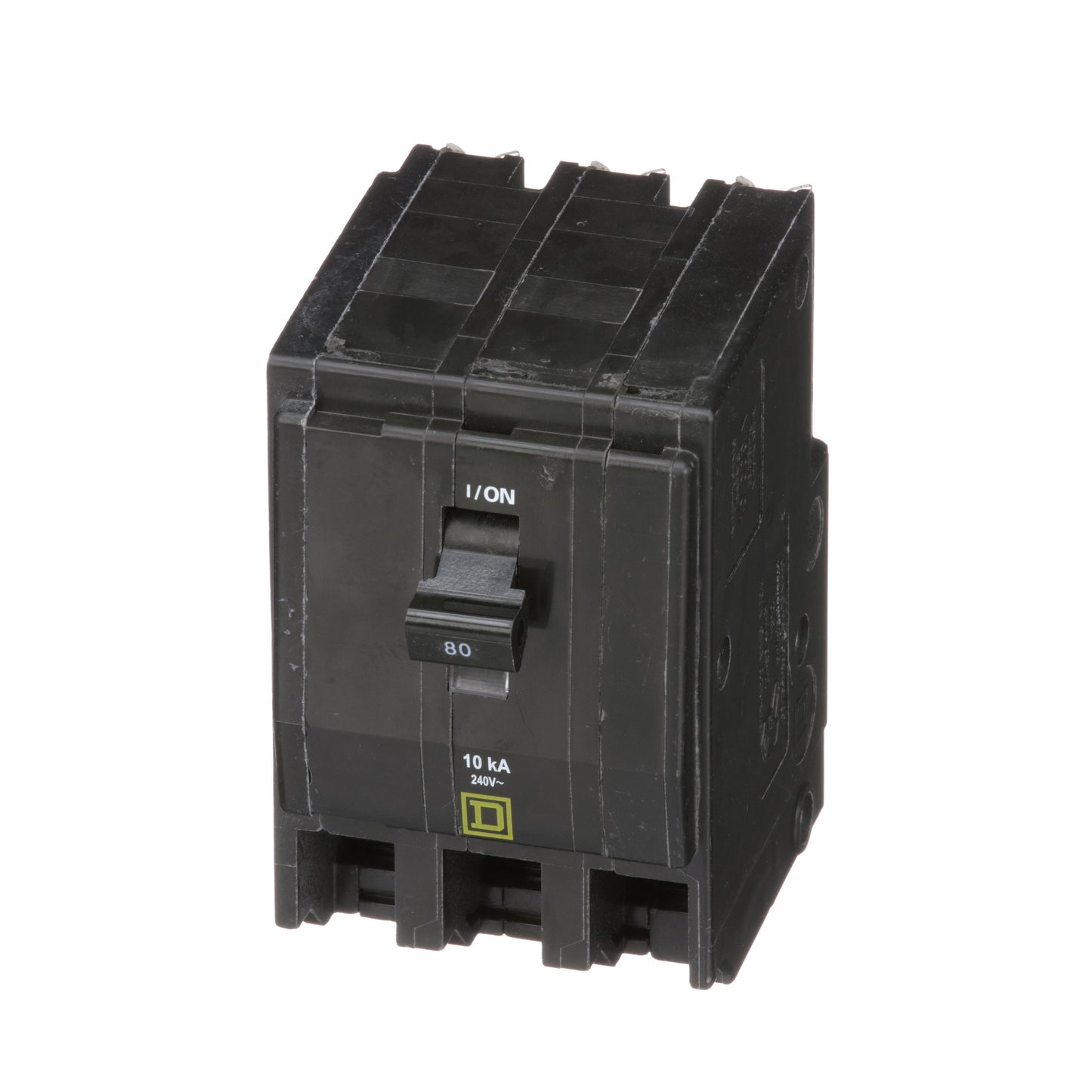 Square D QO380 Circuit Breaker | 240V 80A 3P 10kA@240V Plug-In QO Series