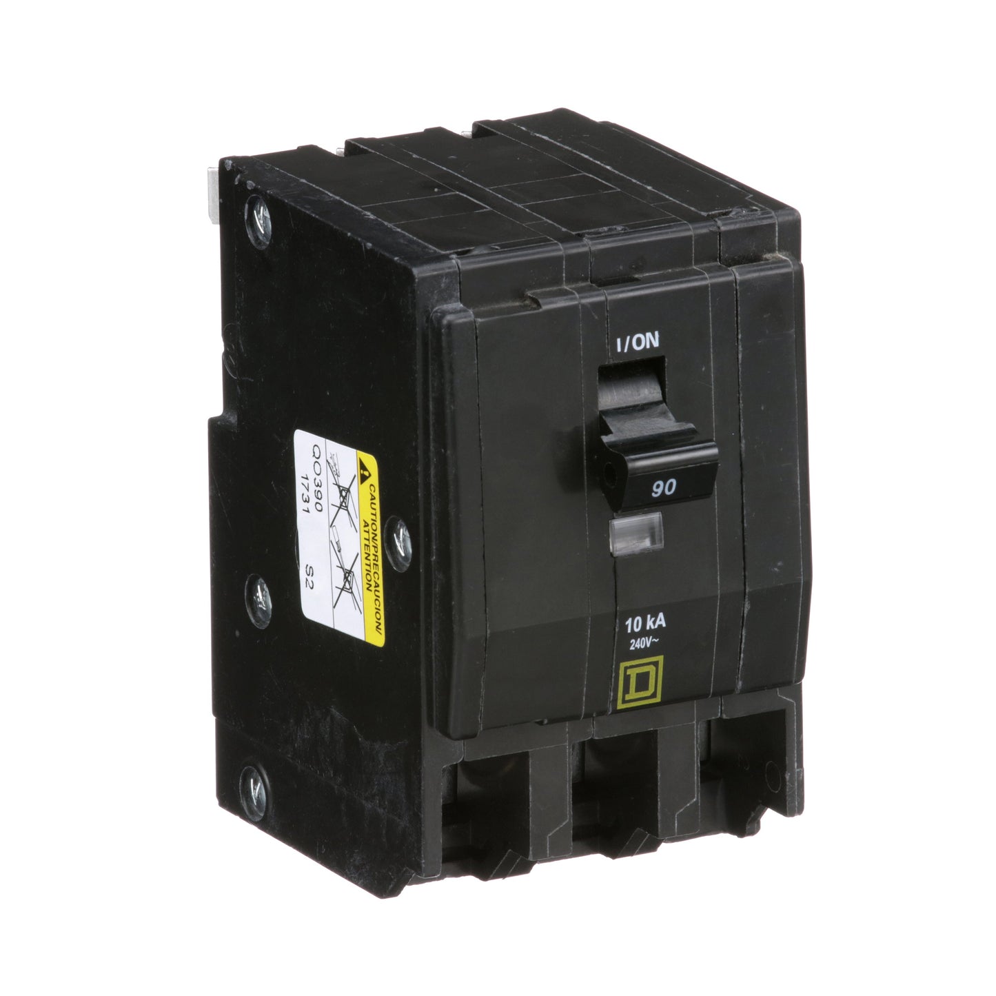 Square D QO390 Circuit Breaker | 240V 90A 3P 10kA@240V Plug-In QO Series