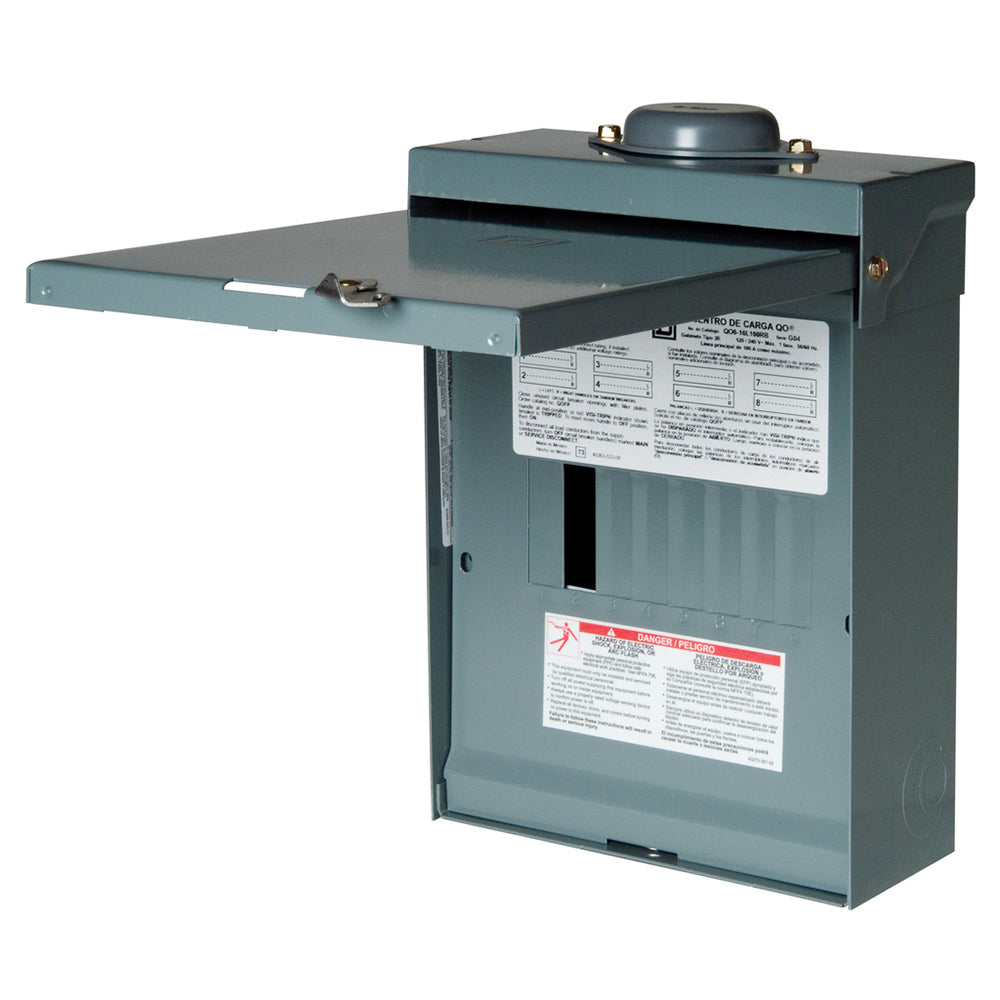 Square D QO816L100RB Load Center | 120/240V AC 100A 1-Phase QO Series