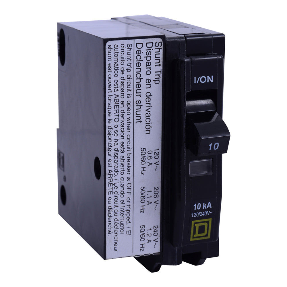 Square D QOB1151021 Circuit Breaker | 120/240V 15A 1P 10kA@120V Bolt-on QOB Series