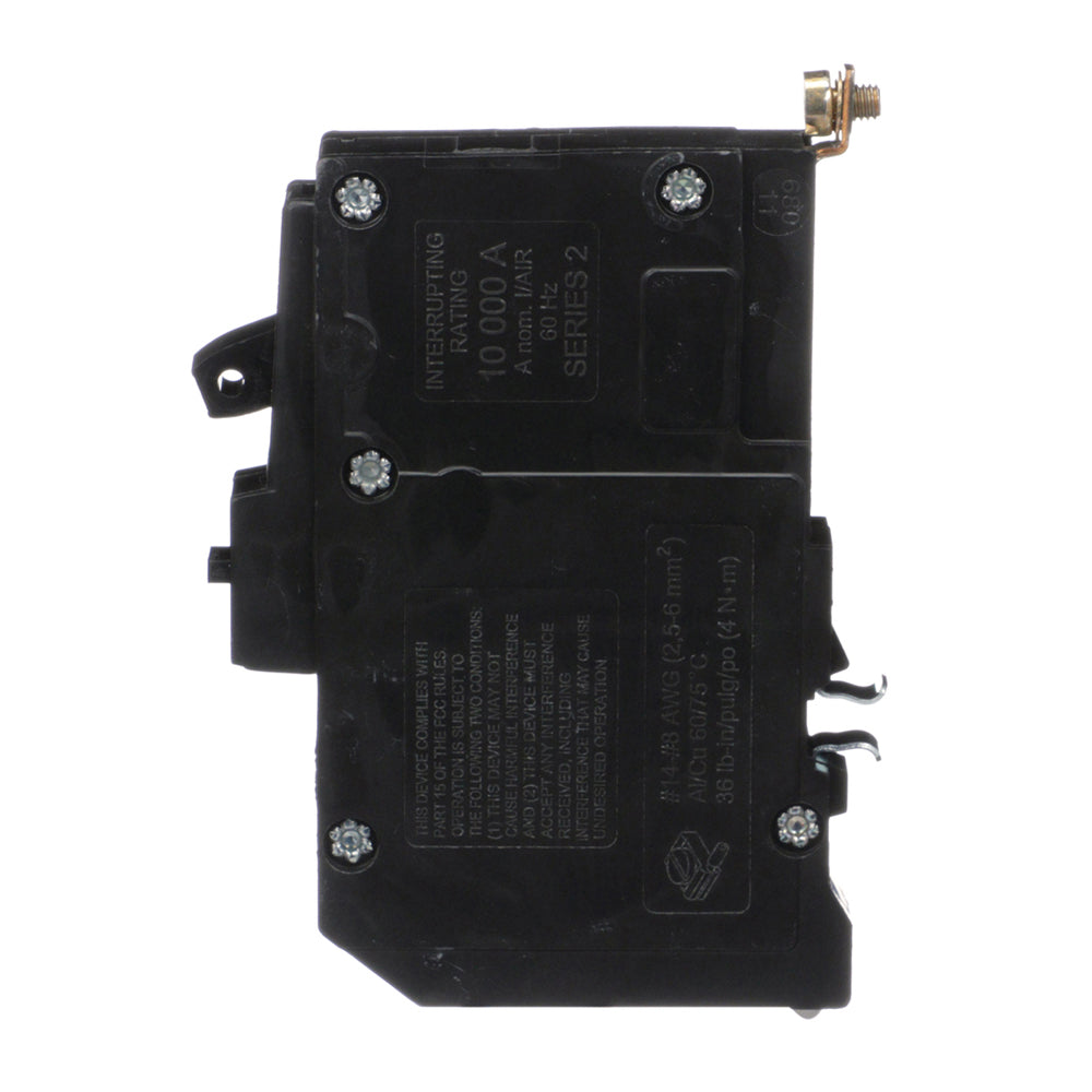Square D QOB115EPD Circuit Breaker | 120V 15A 1P 10kA@120V Bolt-On QOB Series