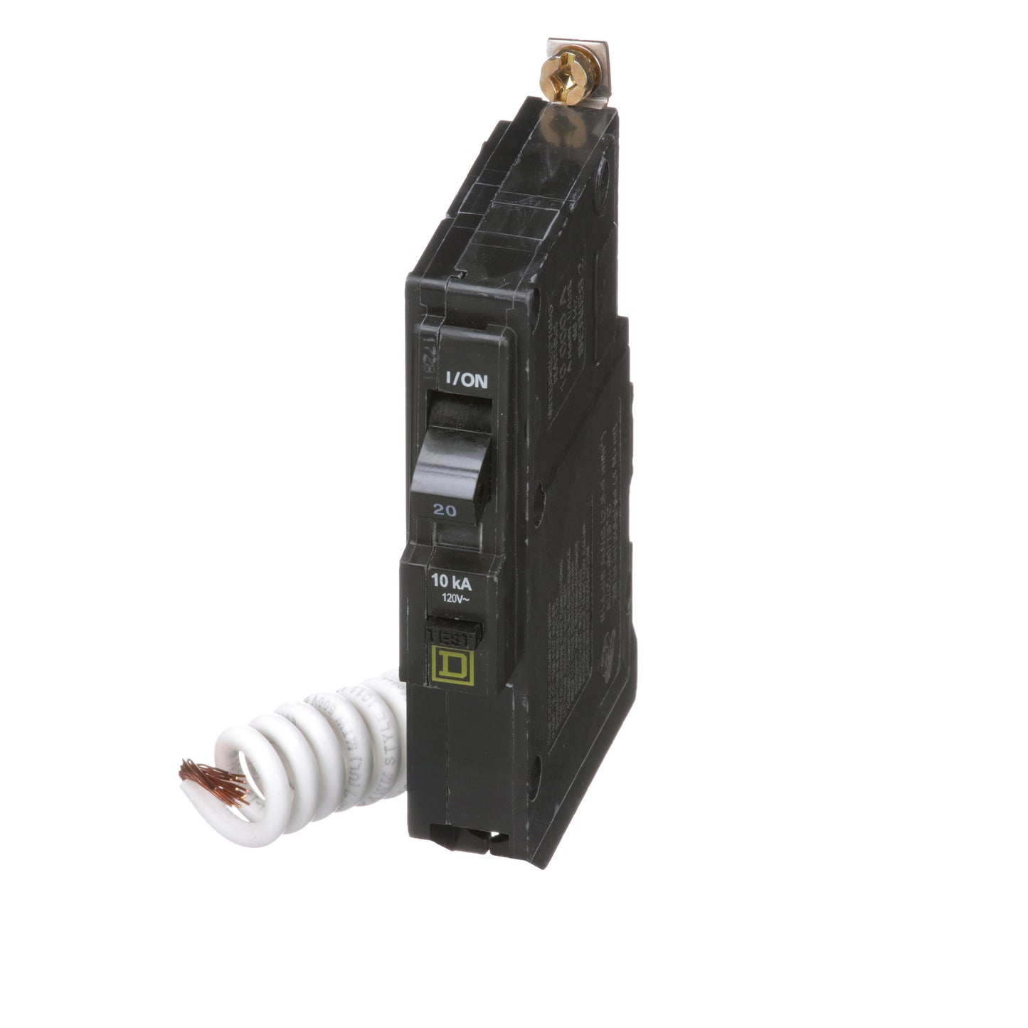 Square D QOB120EPD Circuit Breaker | 120V 20A 1P 10kA@120V Bolt-On QOB Series