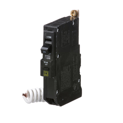 Square D QOB120EPD Circuit Breaker | 120V 20A 1P 10kA@120V Bolt-On QOB Series