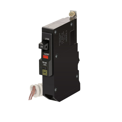 Square D QOB120EPD Circuit Breaker | 120V 20A 1P 10kA@120V Bolt-On QOB Series