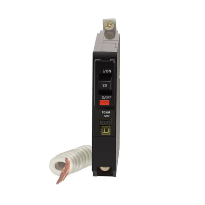 Square D QOB120EPD Circuit Breaker | 120V 20A 1P 10kA@120V Bolt-On QOB Series