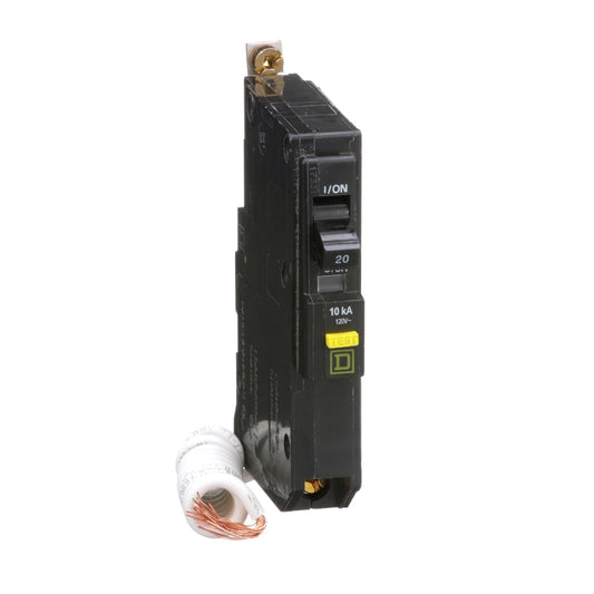 Square D QOB120GFI Circuit Breaker | 120VAC 20A 1P 10kA@120V QOB Series