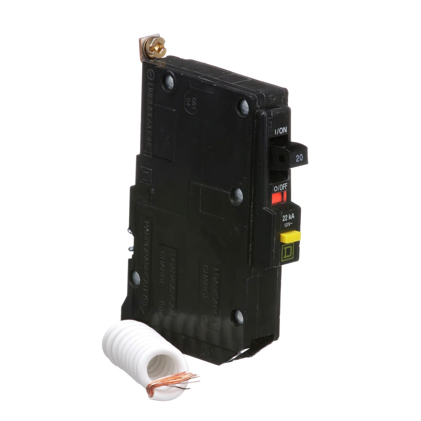 Square D QOB120VHGFI Circuit Breaker | QOB Series QOB 120V 20A