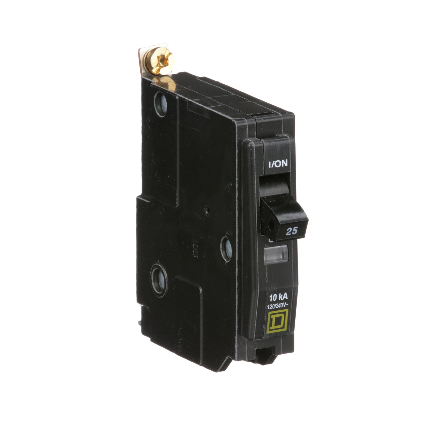 Square D QOB125 Circuit Breaker | 120/240VAC 25A 1P 10kA@120V QOB Series