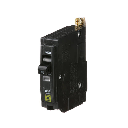 Square D QOB130 Circuit Breaker | 120/240V 30A 1P 10kA@120V Bolt-On QOB Series