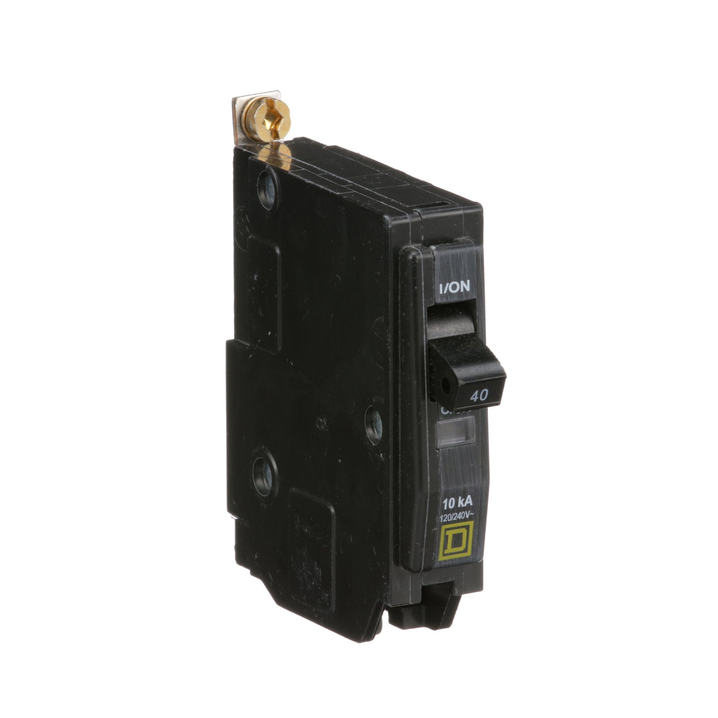 Square D QOB140 Circuit Breaker | 120/240V 40A 1P 10kA@120V Bolt-On QOB Series