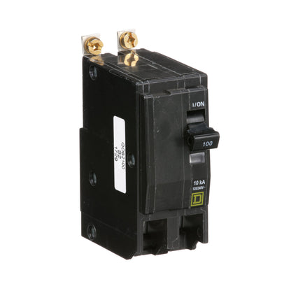 Square D QOB2100 Circuit Breaker | 120/240V 100A 2P 10kA@120V Bolt-On QOB Series