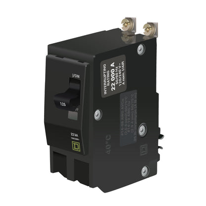 Square D QOB2125VH Circuit Breaker | 240V 125A 2P 22kA@240V Bolt-On QOB Series
