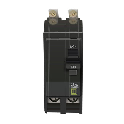 Square D QOB2125VH Circuit Breaker | 240V 125A 2P 22kA@240V Bolt-On QOB Series