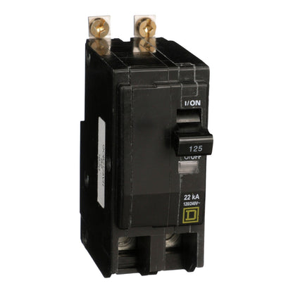 Square D QOB2125VH Circuit Breaker | 240V 125A 2P 22kA@240V Bolt-On QOB Series