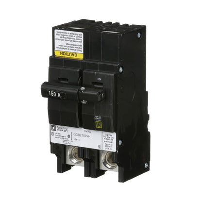 Square D QOB2150VH Circuit Breaker | 120/240V 150A 2P 22kA@240V Bolt-on QOB Series