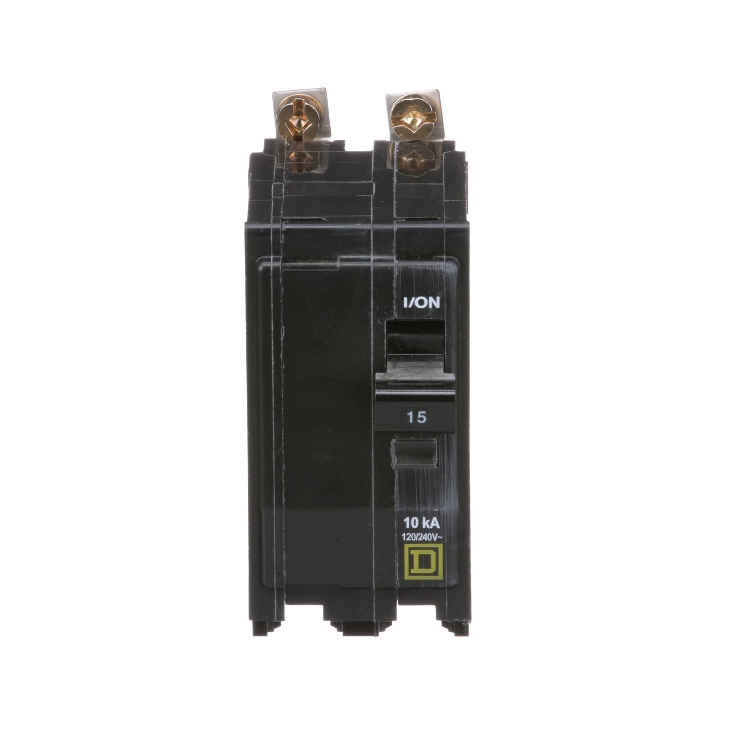 Square D QOB215 Circuit Breaker | 120/240V 15A 2P 10kA@120V Bolt-On QOB Series