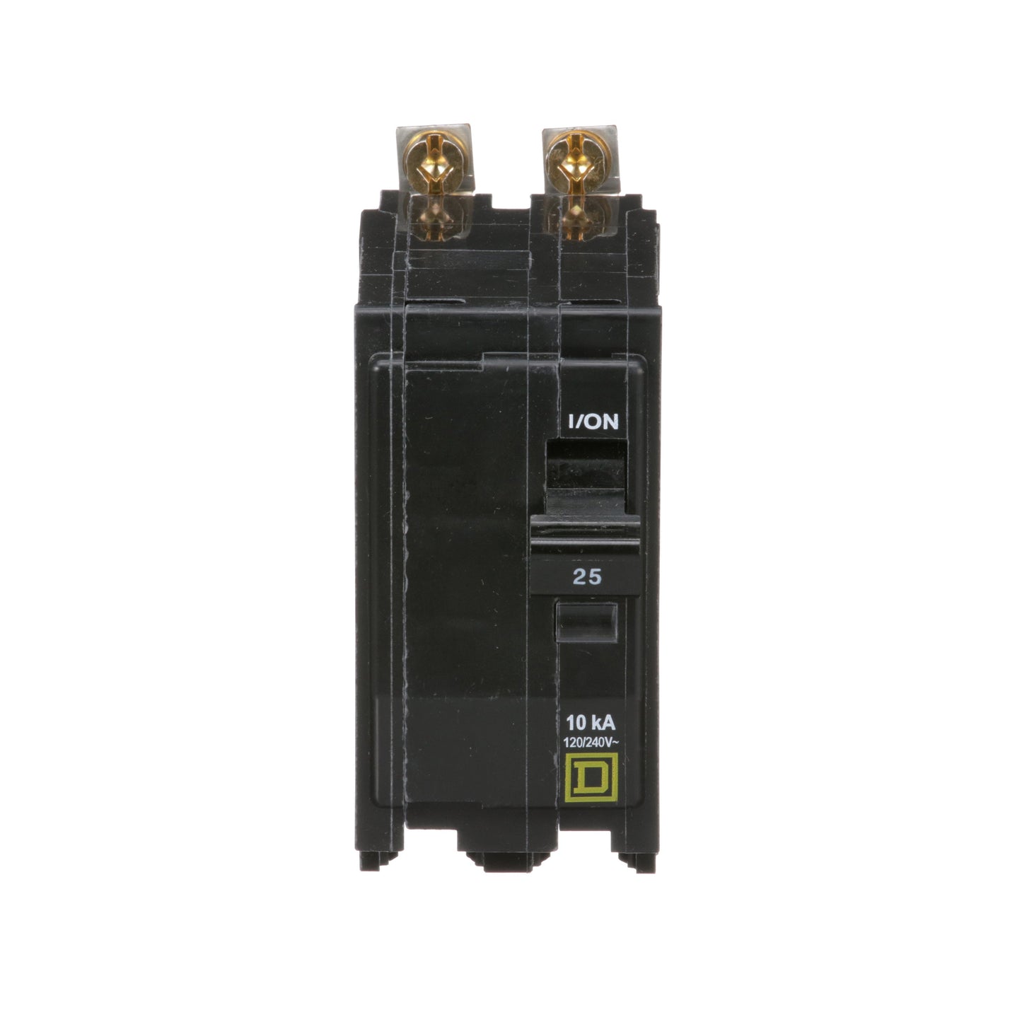 Square D QOB225 Circuit Breaker | 120/240V 25A 2P 10kA@120V Bolt-On QOB Series
