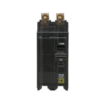Square D QOB225 Circuit Breaker | 120/240V 25A 2P 10kA@120V Bolt-On QOB Series