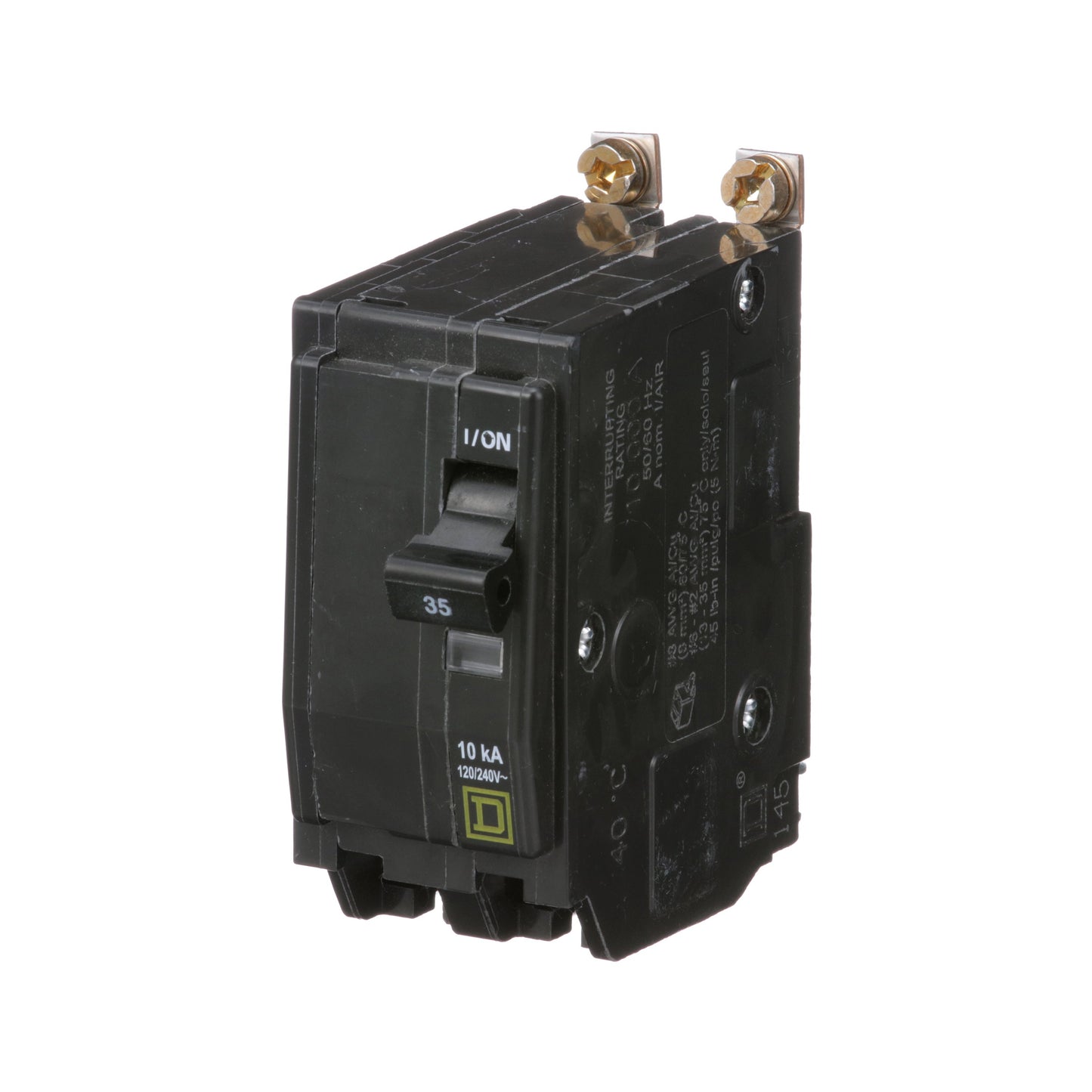 Square D QOB235 Circuit Breaker | 120/240V 35A 2P 10kA@120V Bolt-on QOB Series