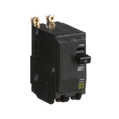 Square D QOB245 Circuit Breaker | 120/240V 45A 2P 10kA@120V Bolt-on QOB Series