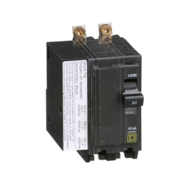 QOB2501021 - Square D Bolt-On 50 Amp 2 Pole Circuit Breaker - Essential Electric Supply