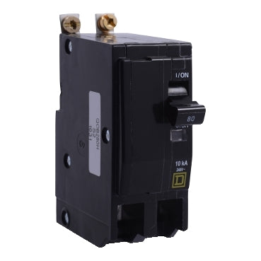 Square D QOB280H Circuit Breaker | 240V 80A 2P 10kA@240V Bolt-On QOB Series