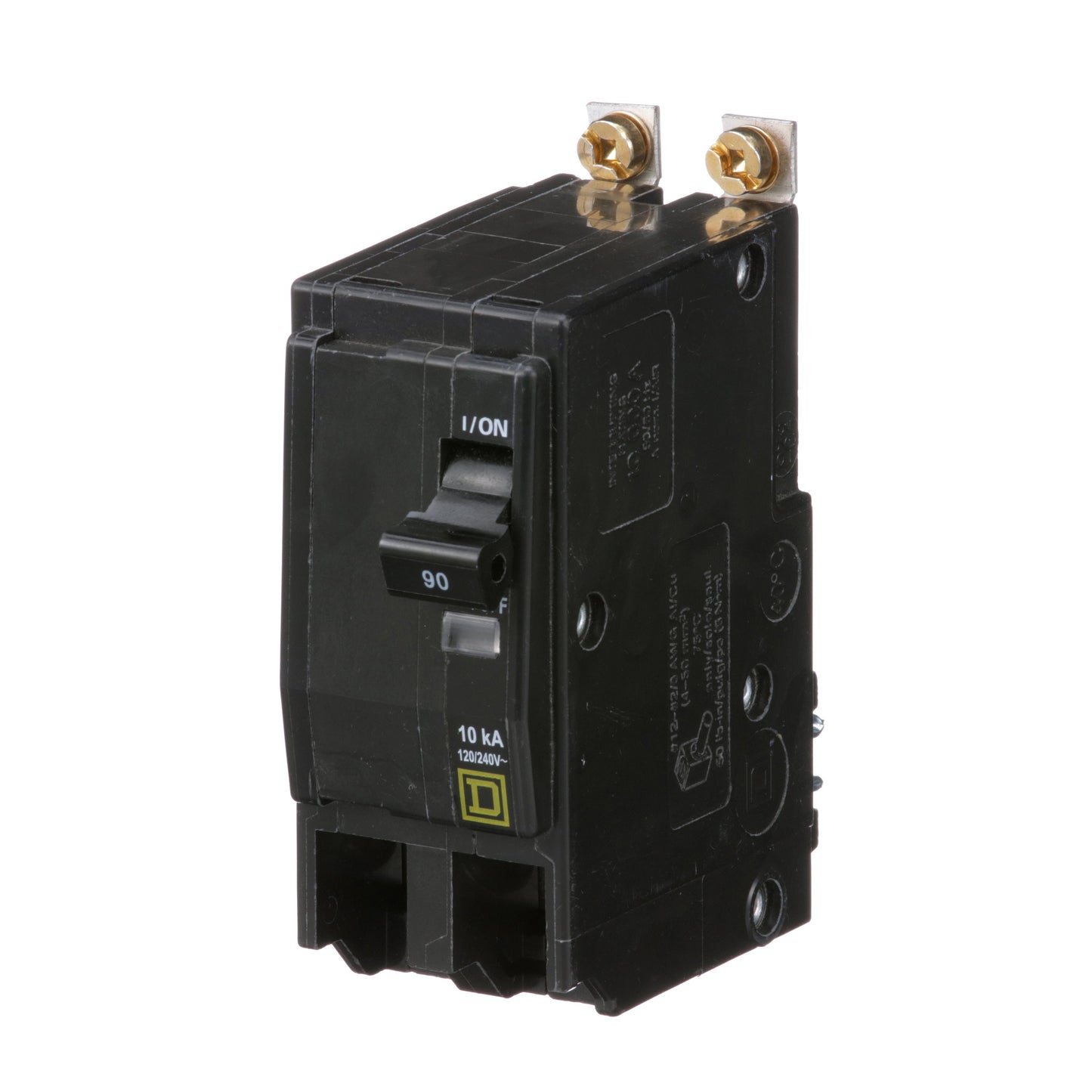 Square D QOB290 Circuit Breaker | 120/240V 90A 2P 10kA@120V Bolt-On QOB Series