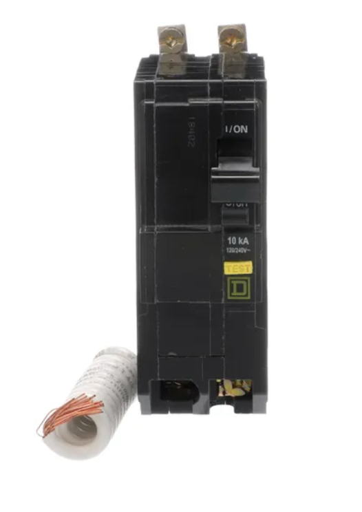 QOB215GFI - Square D Bolt-On 15 Amp 2 Pole Circuit Breaker - Essential Electric Supply
