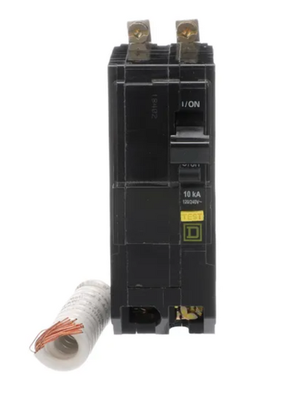 QOB220GFI - Square D Bolt-On 20 Amp 2 Pole Circuit Breaker - Essential Electric Supply