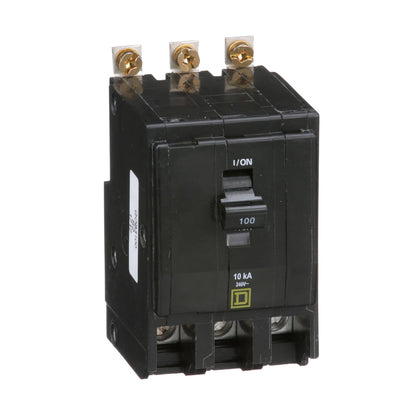Square D QOB3100 Circuit Breaker | 240VAC 100A 3P 10kA@240V QOB Series