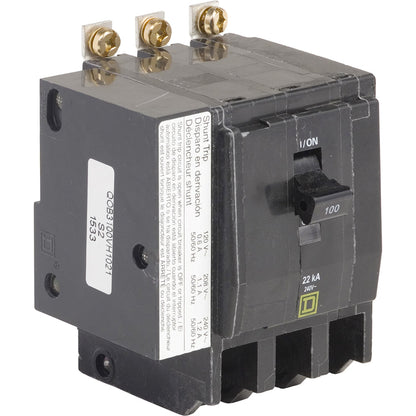Square D QOB3100VH1021 Circuit Breaker | QOB Series QOB 240V 100A