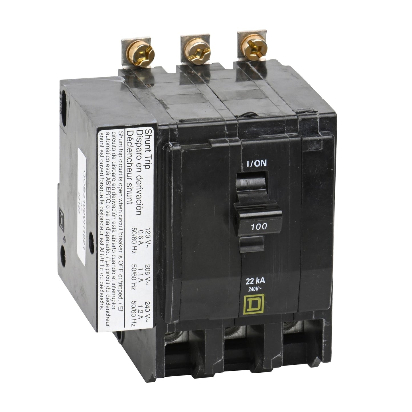 Square D QOB3100VH1021 Circuit Breaker | QOB Series QOB 240V 100A