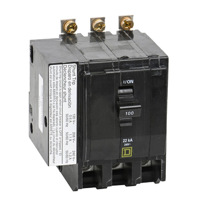 Square D QOB3100VH1021 Circuit Breaker | QOB Series QOB 240V 100A