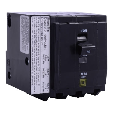 QOB3151021 - Square D Bolt-On 15 Amp 3 Pole Circuit Breaker - Essential Electric Supply