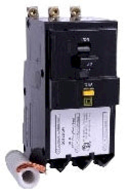 QOB320GFI - Square D Bolt-On 20 Amp 3 Pole Circuit Breaker - Essential Electric Supply