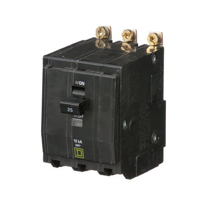Square D QOB325 Circuit Breaker | 240V 25A 3P 10kA@240V Bolt-on QOB Series
