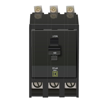 Square D QOB360VH 60A 3-Pole Bolt-On Breaker, 22kA, NQ/NQOD