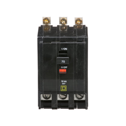 Square D QOB370 Circuit Breaker | 240V 70A 3P 10kA@240V QOB Series