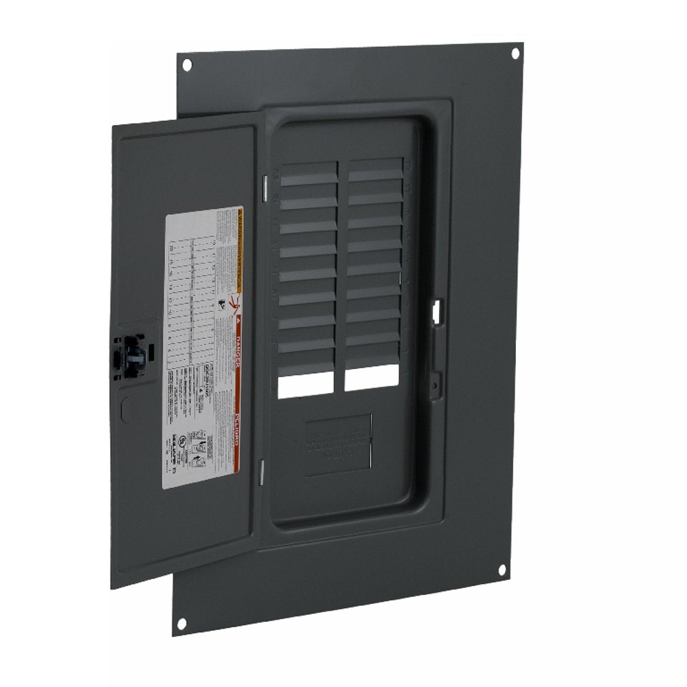 Square D QOC20U100F Load Center Replacement Cover 20 Space 125A main, 15.44in w x19.12in L - Essential Electric Supply