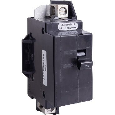 QOM100VH8106 - Square D Bolt-On 240V 100A 2 pole circuit breaker 22kA@240V - Essential Electric Supply