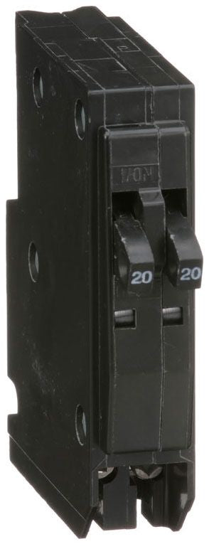 QOT2020 Square D Tandem Mini Circuit Breaker | 120/240V 20A 2P 10kA@120V Plug-In QO Series