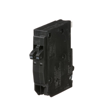 QOT2020 Square D Tandem Mini Circuit Breaker | 120/240V 20A 2P 10kA@120V Plug-In QO Series