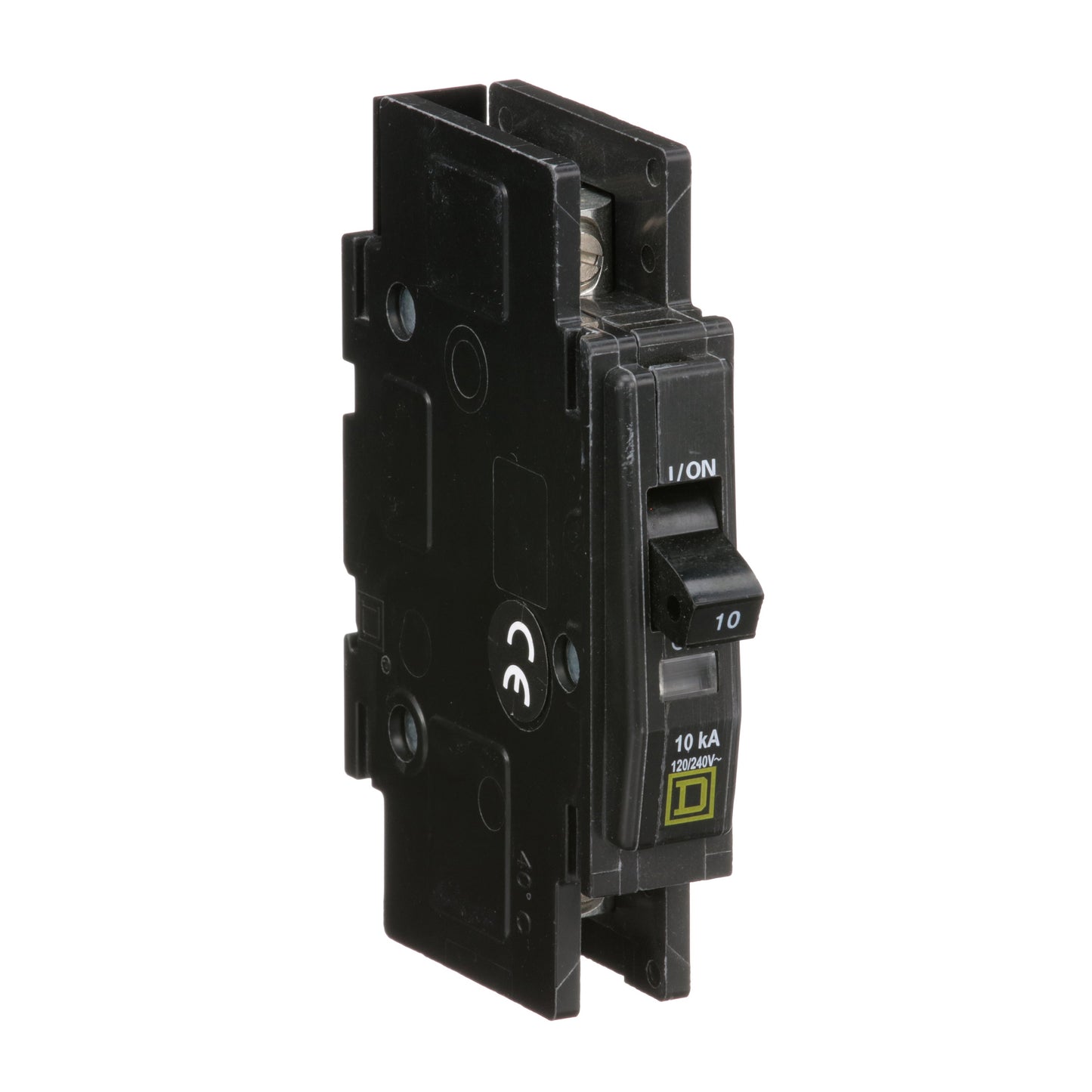 Square D QOU110 Circuit Breaker | 120/240V 10A 1P 10kA@120V Bolt-On QOU Series