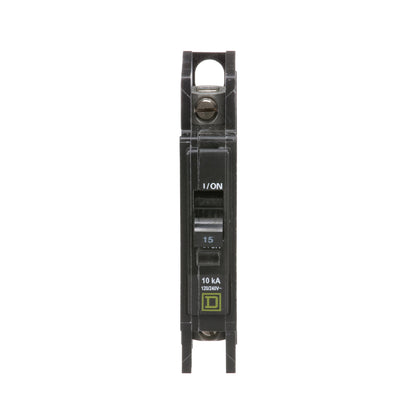 Square D QOU115 Circuit Breaker | 120/240V 15A 1P 10kA@120V Bolt-On QOU Series