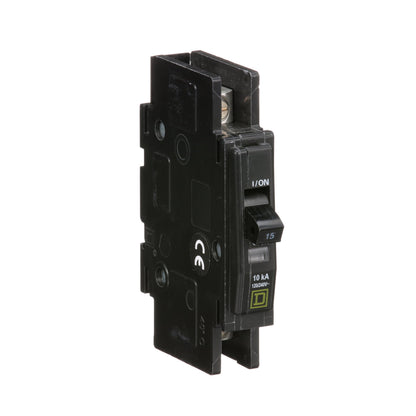 Square D QOU115 Circuit Breaker | 120/240V 15A 1P 10kA@120V Bolt-On QOU Series