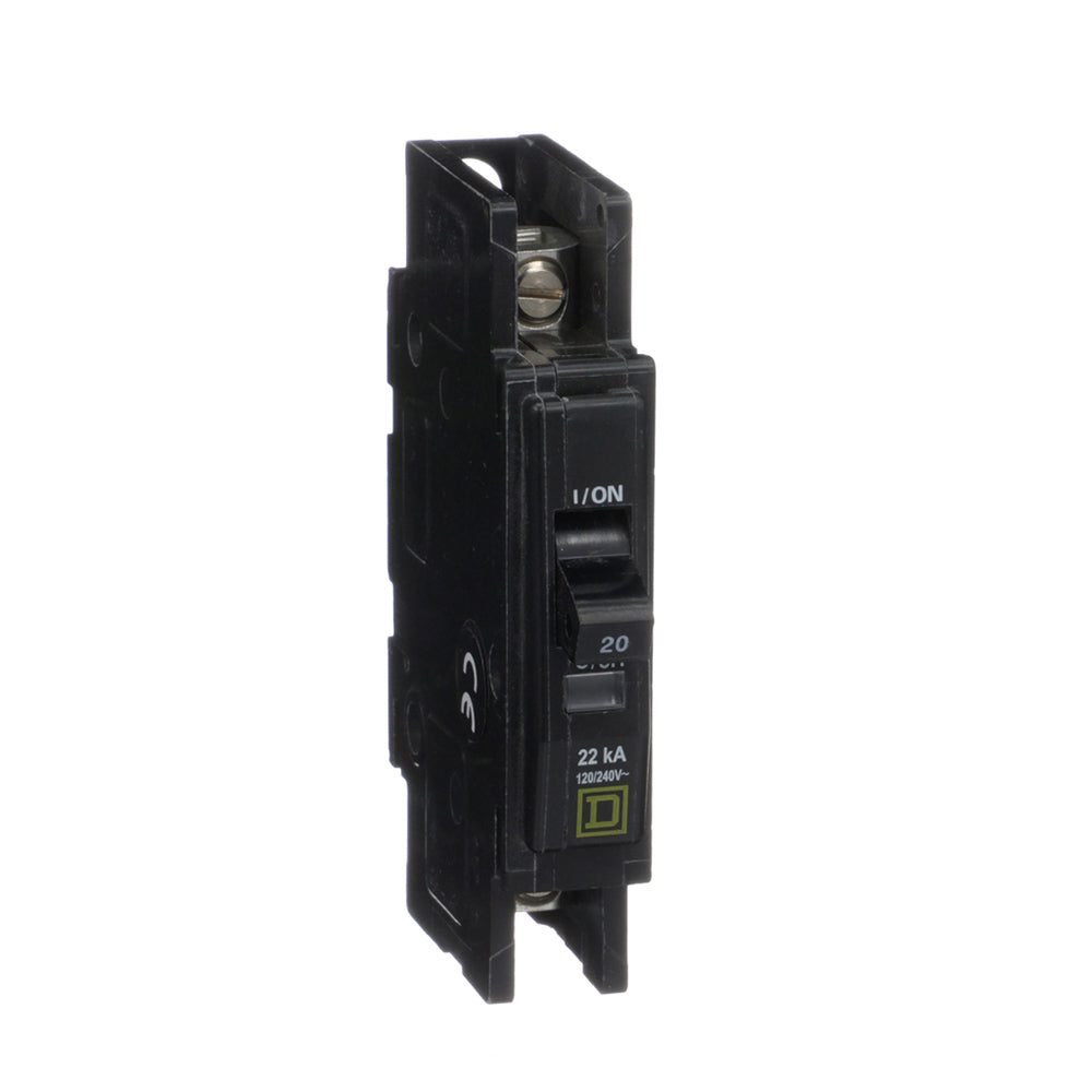 Square D QOU120VH Circuit Breaker | 120/240V 20A 1P 22kA@120V Bolt-On QOU Series