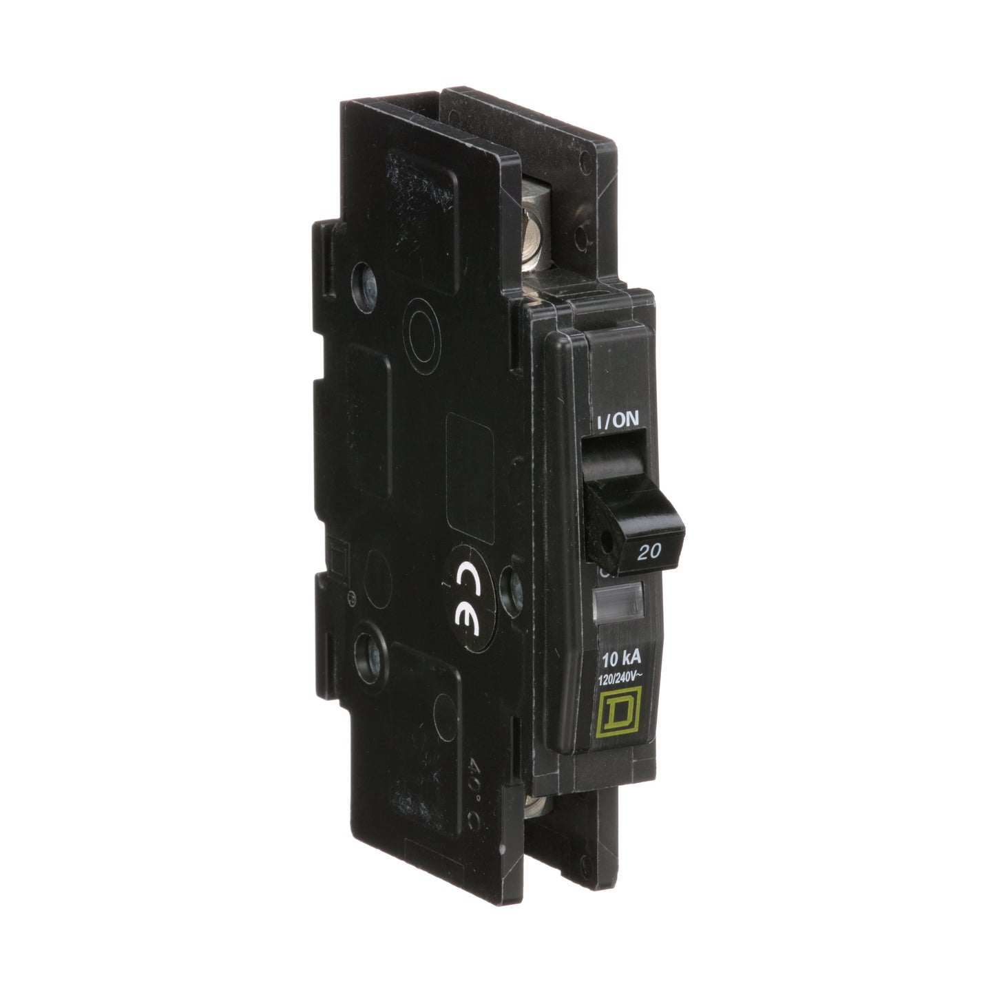 Square D QOU120 Circuit Breaker | 120/240VAC 20A 1P 10kA@120V QOU Series